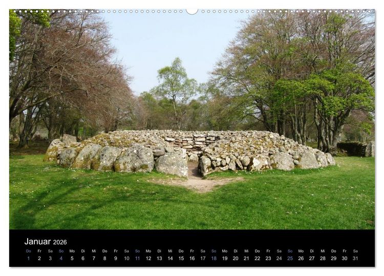 Produktbild: Steinkreise Gro&szlig;britanniens (hochwertiger Premium Wandkalender 2026 DIN A2 quer), Kunstdruck in Hochglanz