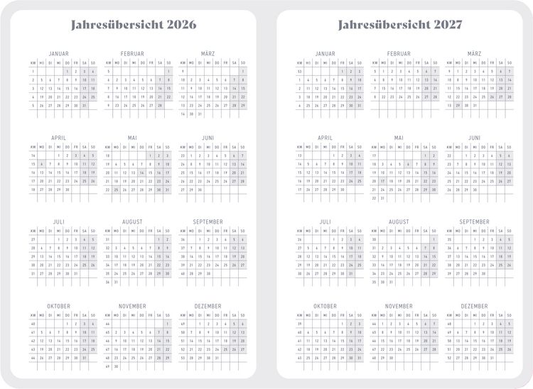 Produktbild: Wochenkalender 2027 - Orange