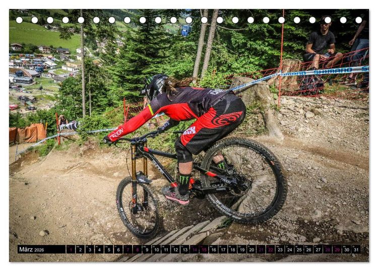 Produktbild: Women Downhill Racing (Tischkalender 2026 DIN A5 quer), CALVENDO Monatskalender