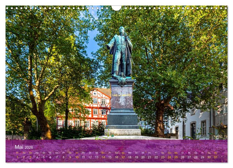Produktbild: bad hersfeld im blick (Wandkalender 2026 DIN A3 quer), CALVENDO Monatskalender
