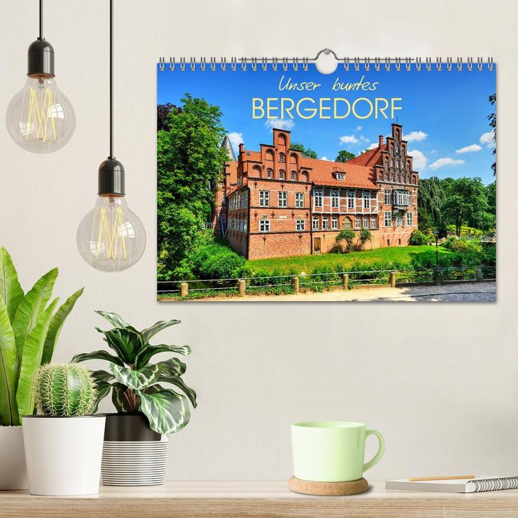 Produktbild: Unser buntes Bergedorf (Wandkalender 2026 DIN A4 quer), CALVENDO Monatskalender