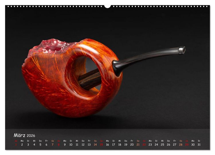 Produktbild: Pfeifenwelten (Wandkalender 2026 DIN A2 quer), CALVENDO Monatskalender