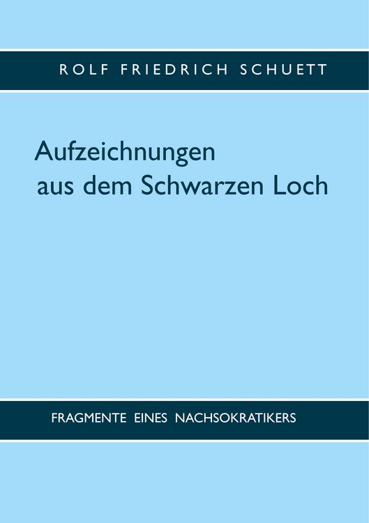 Produktbild: Aufzeichnungen aus dem Schwarzen Loch