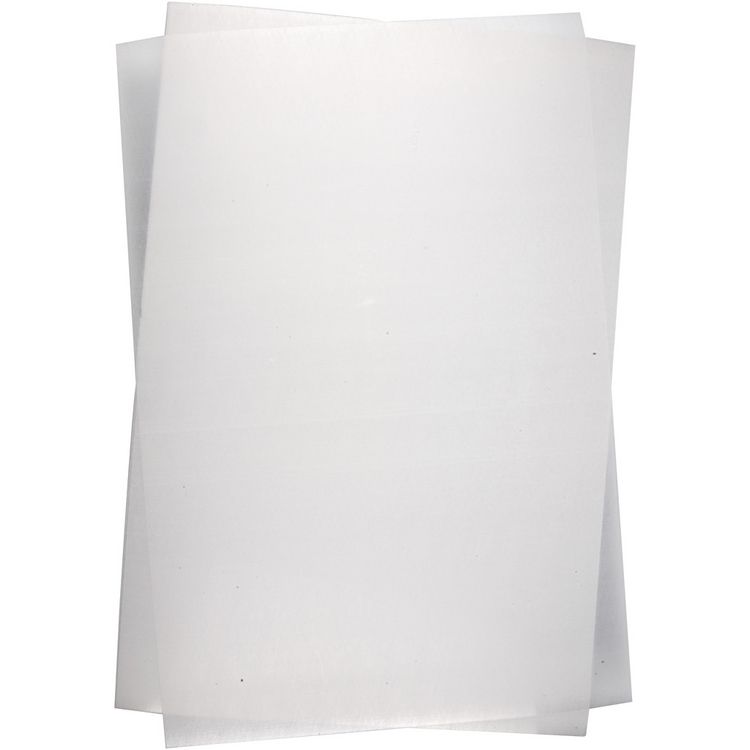 Produktbild: Creativ Company Schrumpffolienplatten Plastikschrumpfplatten, Mattwei&szlig;, 20x30 cm, Dicke 0,3 mm, 10 Blatt/ Kreativ Box