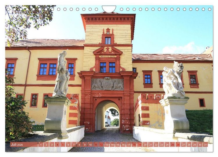 Produktbild: Trebitsch und Schloss Jarmeritz (Wandkalender 2026 DIN A4 quer), CALVENDO Monatskalender