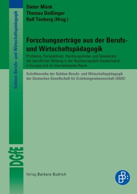 Produktbild: Forschungsertr&auml;ge aus der Berufs- und Wirtschaftsp&auml;dagogik