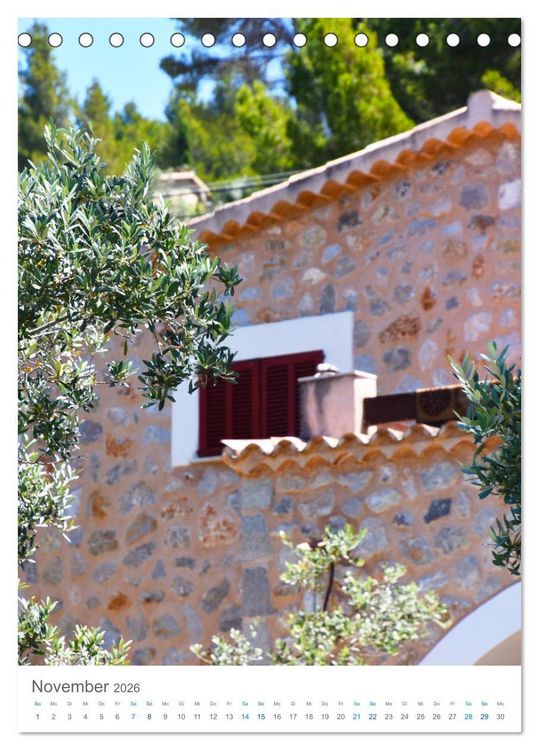 Produktbild: Mallorca - Mediterranes Lebensgef&uuml;hl zum Tr&auml;umen (Tischkalender 2026 DIN A5 hoch), CALVENDO Monatskalender