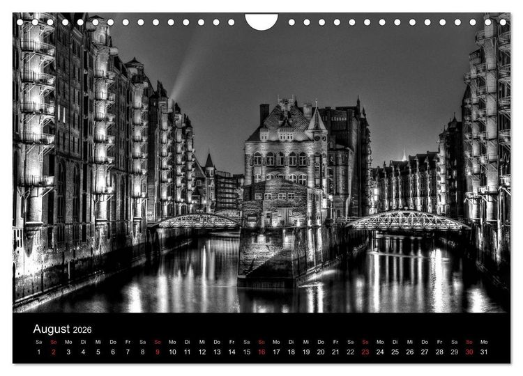 Produktbild: Hamburg . Das Tor zur Welt... (Wandkalender 2026 DIN A4 quer), CALVENDO Monatskalender