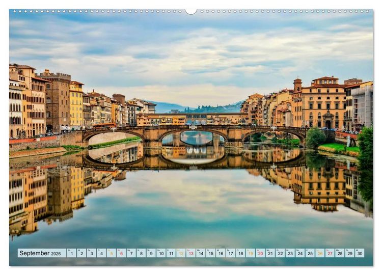 Produktbild: Florenz - Sch&ouml;nheit in der Toskana (Wandkalender 2026 DIN A2 quer), CALVENDO Monatskalender