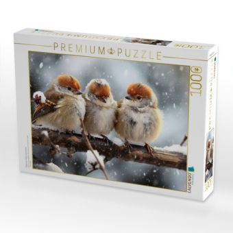 Produktbild: CALVENDO Puzzle V&ouml;gel, wir r&uuml;cken zusammen | 1000 Teile Lege-Gr&ouml;&szlig;e 64x48cm Foto-Puzzle f&uuml;r gl&uuml;ckliche Stunden