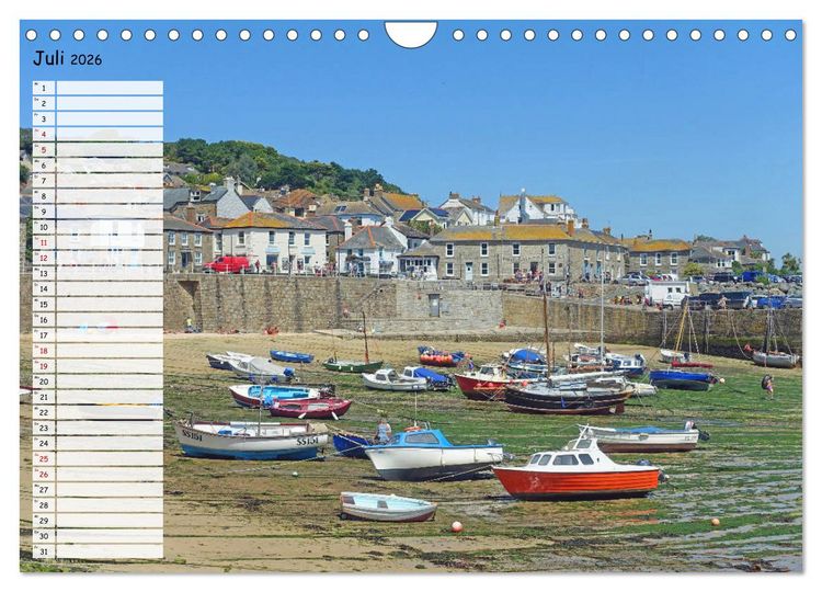 Produktbild: Cornwall. Terminkalender (Wandkalender 2026 DIN A4 quer), CALVENDO Monatskalender