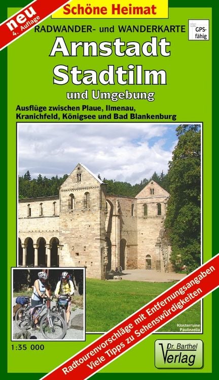 Produktbild: Radwander- und Wanderkarte Arnstadt, Stadtilm und Umgebung