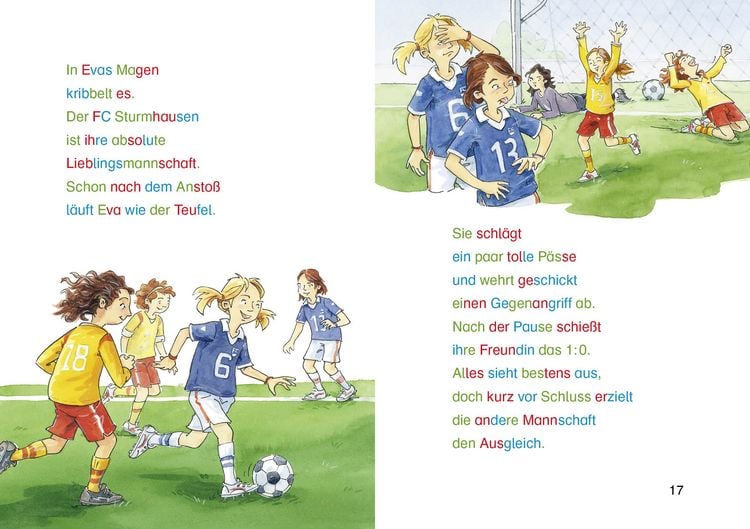 Produktbild: Silbengeschichten zum Lesenlernen - Fu&szlig;ballgeschichten