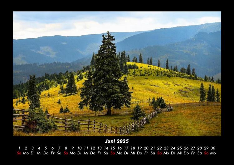 Produktbild: Landschaftskalender 2025 Fotokalender DIN A3