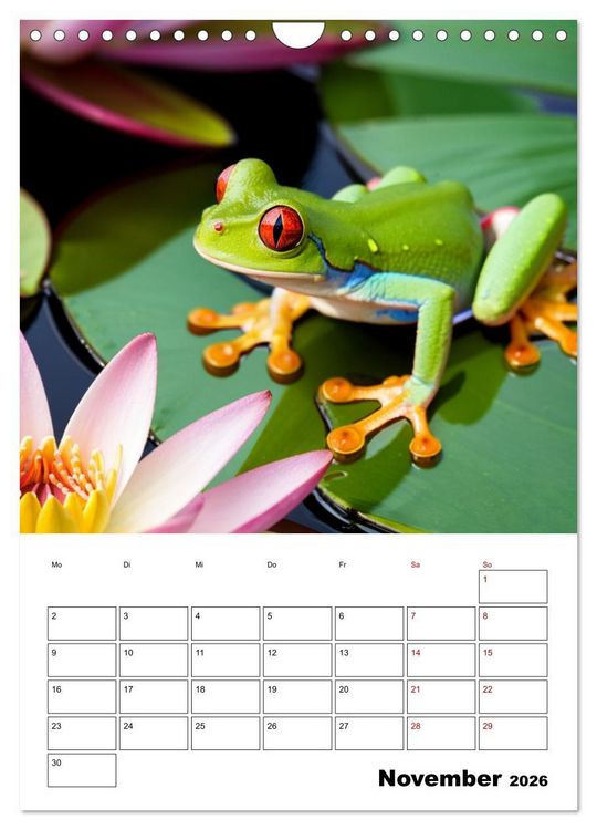 Produktbild: Mit Tieren hinein in das neue Jahr (Wandkalender 2026 DIN A4 hoch), CALVENDO Monatskalender