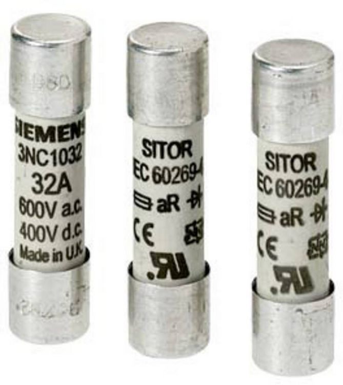 Produktbild: Siemens 3NC1032 Zylindersicherungseinsatz 32A 600V 1St.