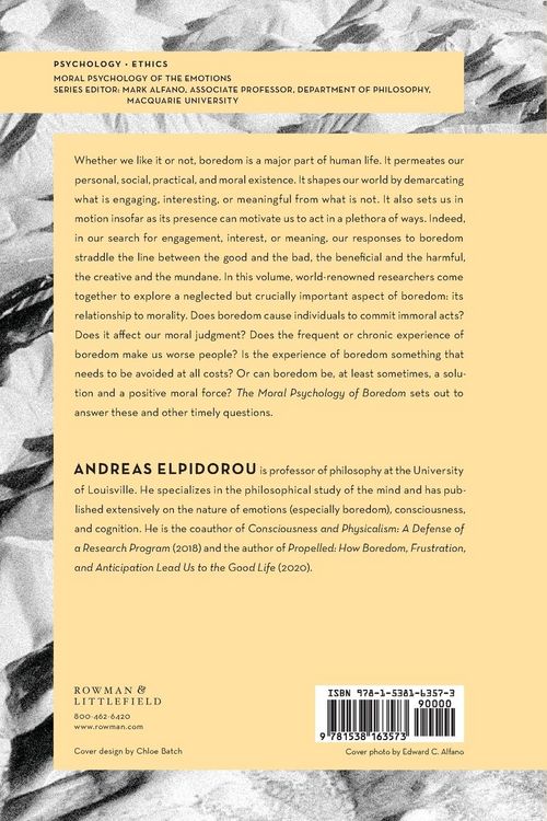 Produktbild: Moral Psychology of Boredom