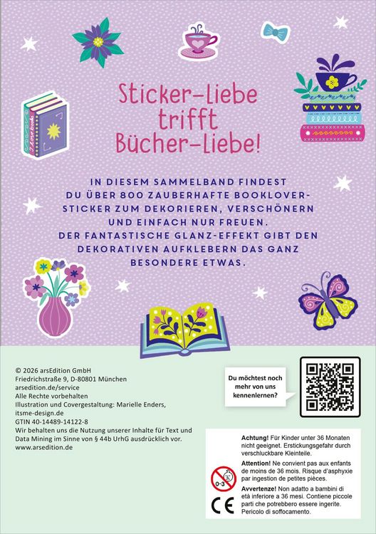 Produktbild: I Love Books &ndash; Sticker-Liebe