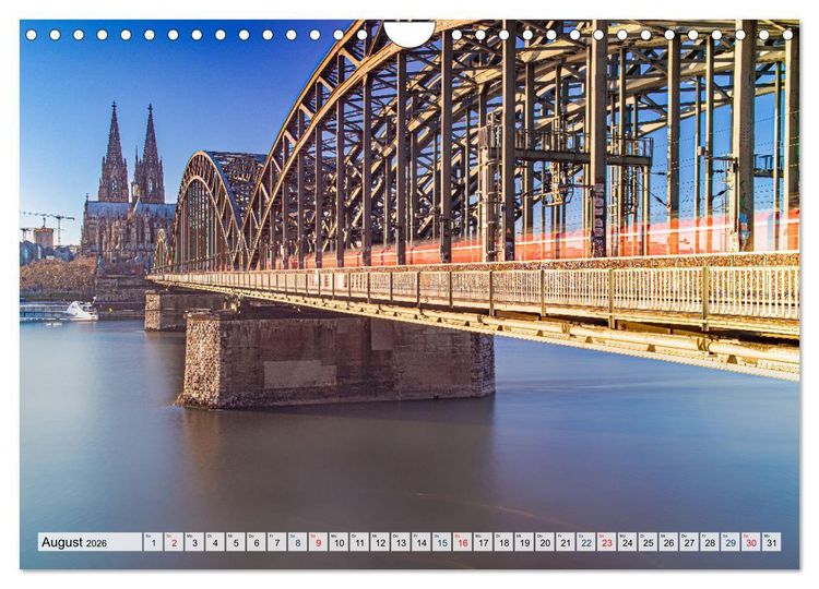 Produktbild: K&ouml;lsche Impressionen bei Tag und Nacht (Wandkalender 2026 DIN A4 quer), CALVENDO Monatskalender