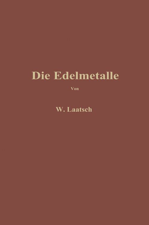 Produktbild: Die Edelmetalle