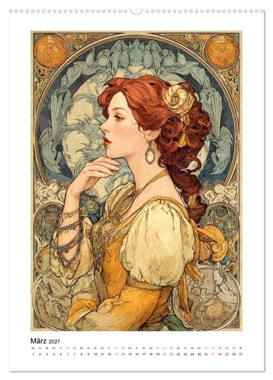 Produktbild: Jugendstil - Die Kunst der Belle &Eacute;poque (Wandkalender 2027 DIN A2 hoch), CALVENDO Monatskalender