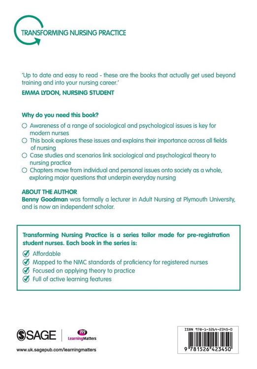 Produktbild: Psychology and Sociology in Nursing