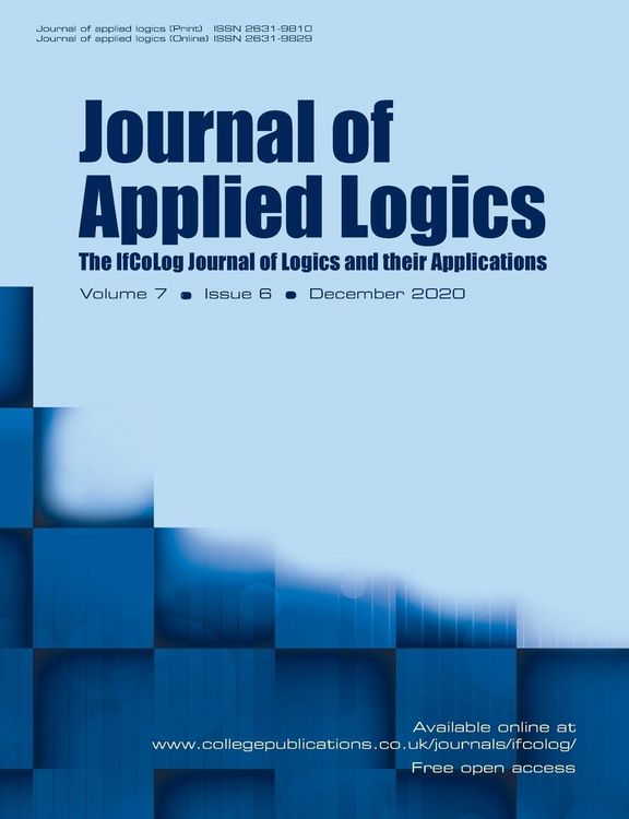Produktbild: Journal of Applied Logics - The IfCoLog Journal of Logics and their Applications