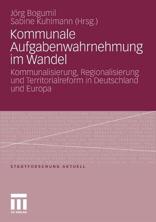 Produktbild: Kommunale Aufgabenwahrnehmung im Wandel
