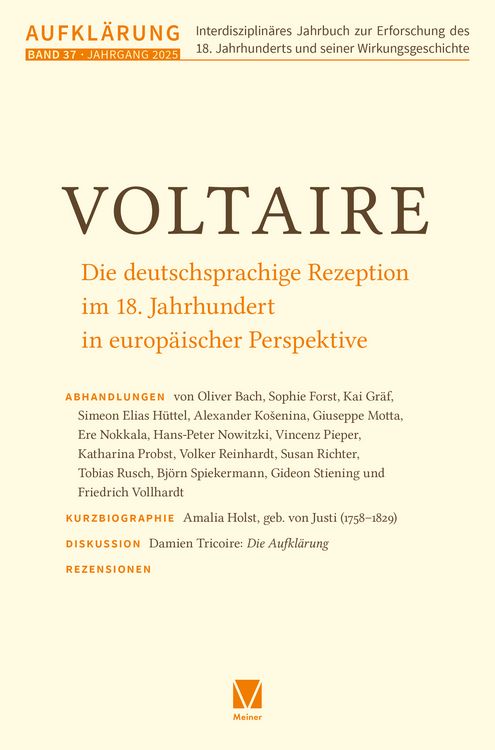 Produktbild: Aufkl&auml;rung 37: Voltaire