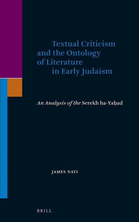 Produktbild: Textual Criticism and the Ontology of Literature in Early Judaism