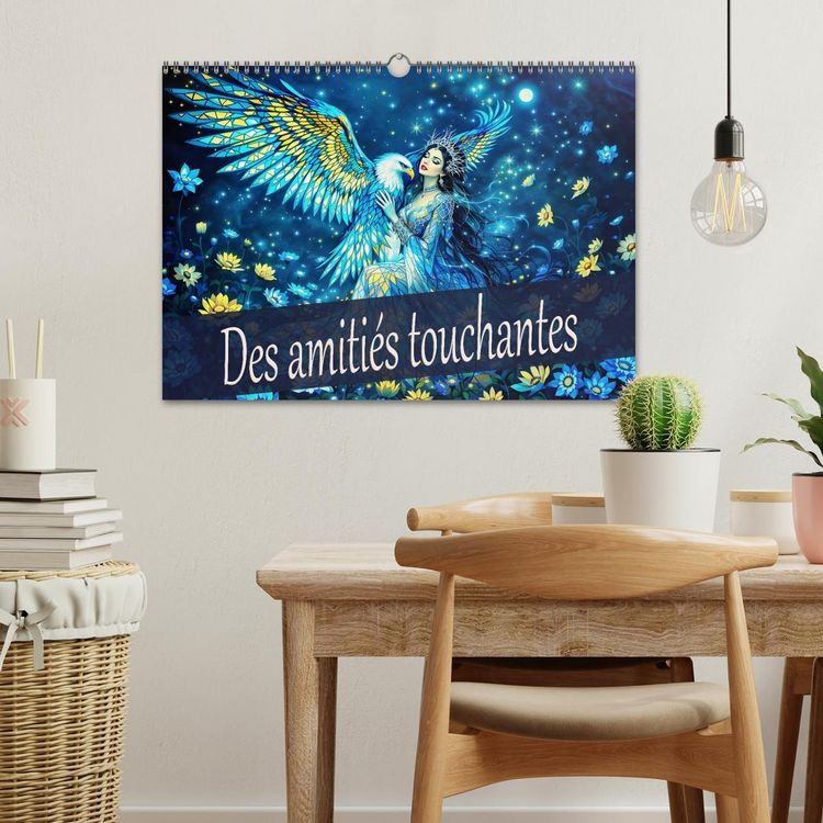 Produktbild: Des amiti&eacute;s touchantes (Calendrier mural 2026 DIN A3 vertical), CALVENDO calendrier mensuel