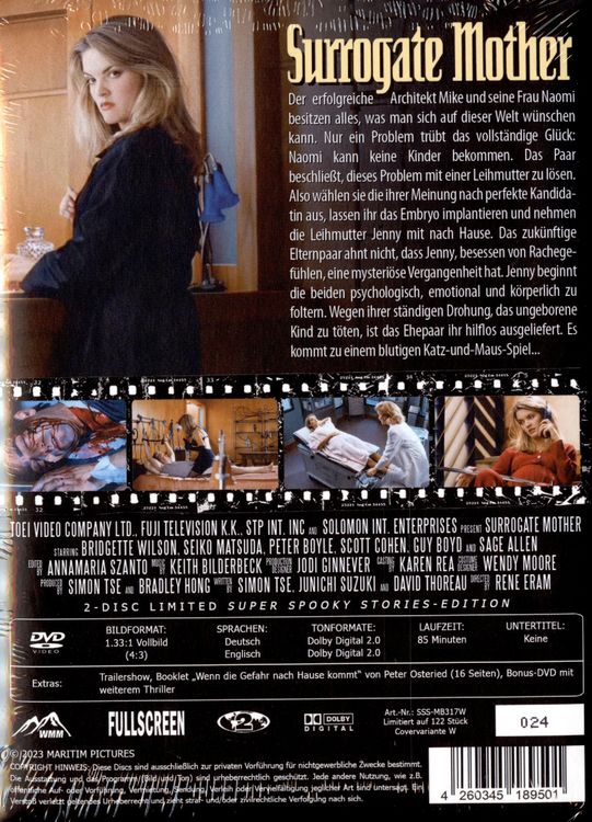 Produktbild: Surrogate Mother - Mediabook Wattiert - Limited Edition auf 122 St&uuml;ck - Back to the 90s (+ Bonus-DVD)