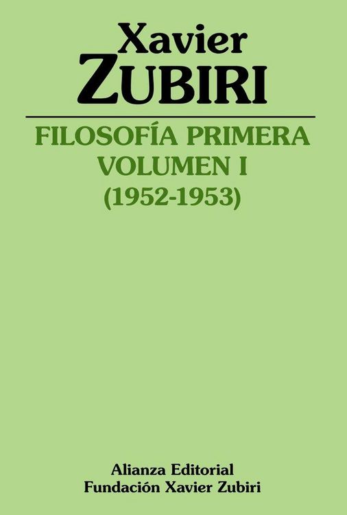 Produktbild: Filosof&iacute;a primera, 1952-1953, I