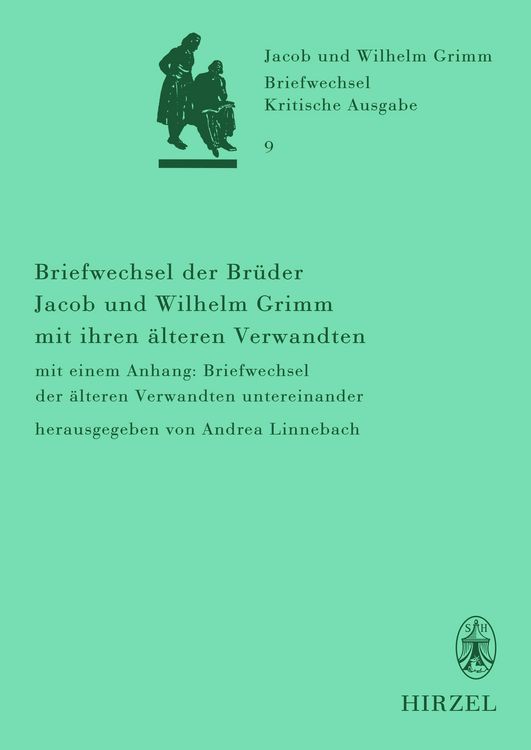Produktbild: Briefwechsel der Br&uuml;der Jacob und Wilhelm Grimm mit ihren &auml;lteren Verwandten