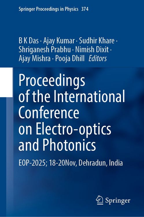 Produktbild: Proceedings of the International Conference on Electro-optics and Photonics