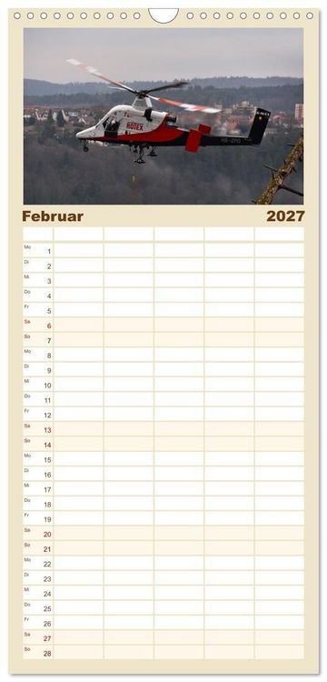 Produktbild: Familienplaner 2027 - Wo Kraft schwebt und Pr&auml;zision fliegt mit 5 Spalten (Wandkalender, 21 x 45 cm) CALVENDO