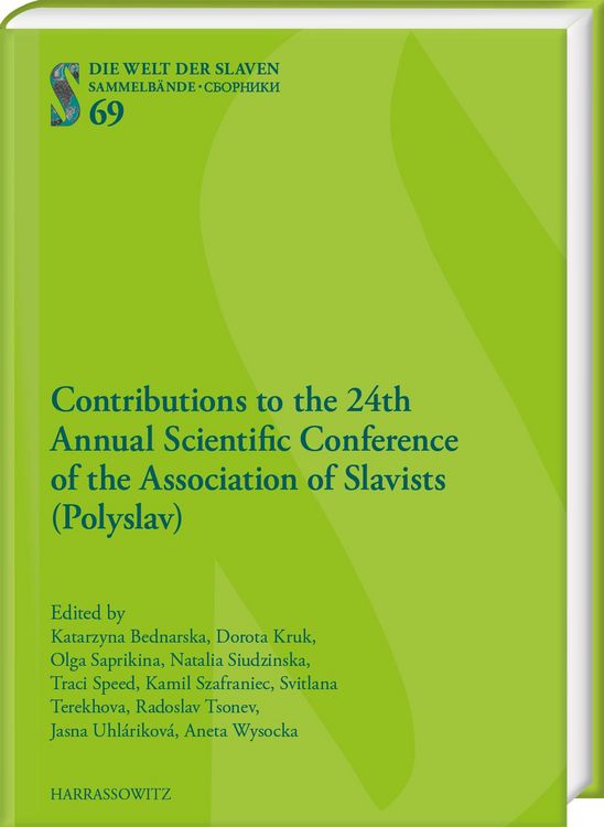 Produktbild: Contributions to the 24th Annual Scientific Conference of the Association of Slavists (Polyslav)