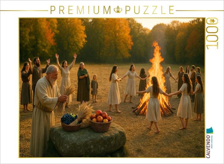 Produktbild: CALVENDO Puzzle Mabon - Feier der Kelten | 1000 Teile Lege-Gr&ouml;&szlig;e 64x48cm Foto-Puzzle f&uuml;r gl&uuml;ckliche Stunden