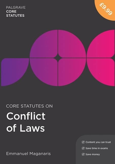 Produktbild: Core Statutes on Conflict of Laws
