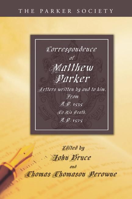 Produktbild: Correspondence of Matthew Parker, Archbishop of Canterbury