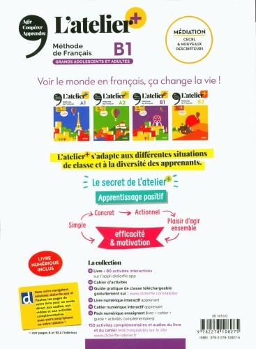 Produktbild: L'atelier - M&eacute;thode de Fran&ccedil;ais - Ausgabe 2023 &ndash; L&rsquo;atelier+ - B1