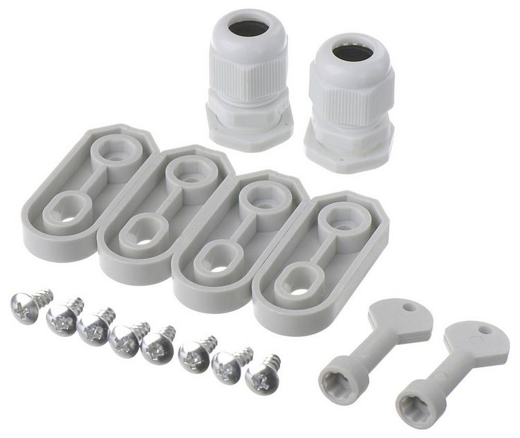Produktbild: TRU COMPONENTS TC-PSC-40x50x20 Schaltschrank 400 x 500 x 200 ABS, Polycarbonat Hellgrau 1St.