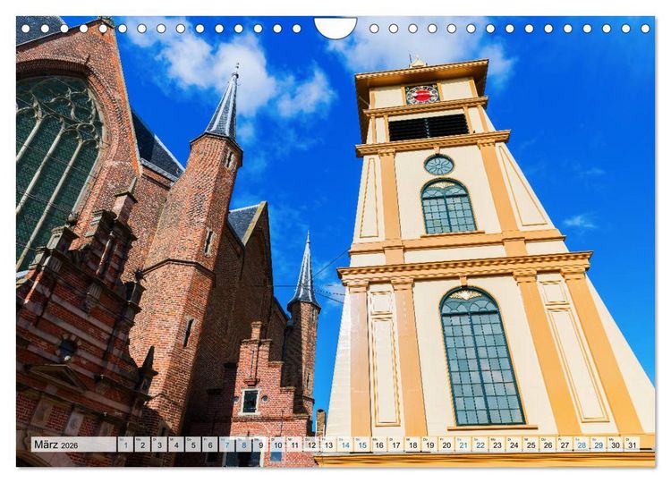 Produktbild: Enkhuizen - historische Hafenstadt am Ijsselmeer (Wandkalender 2026 DIN A4 quer), CALVENDO Monatskalender
