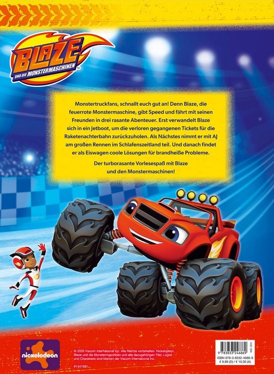 Produktbild: Blaze und die Monstermaschinen: Das gro&szlig;e Vorlesebuch