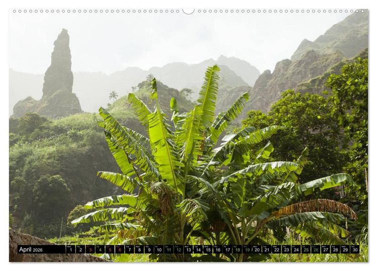 Produktbild: Cabo Verde - Africa's Dream Archipelago (High Quality Premium Wall Calendar 2026 DIN A2 landscape),CALVENDO 12 Month Wall Calendar