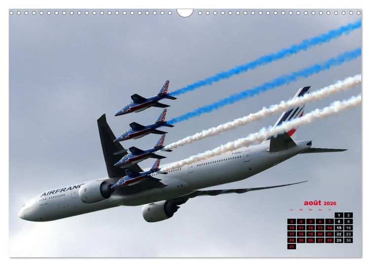 Produktbild: Les ailes fran&ccedil;aises (Calendrier mural 2026 DIN A3 vertical), CALVENDO calendrier mensuel