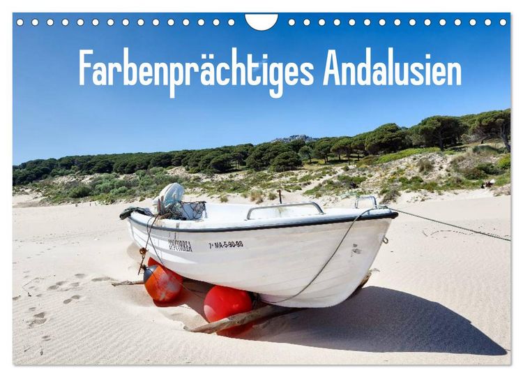 Produktbild: Farbenpr&auml;chtiges Andalusien (Wandkalender 2026 DIN A4 quer), CALVENDO Monatskalender
