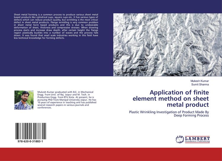 Produktbild: Application of finite element method on sheet metal product