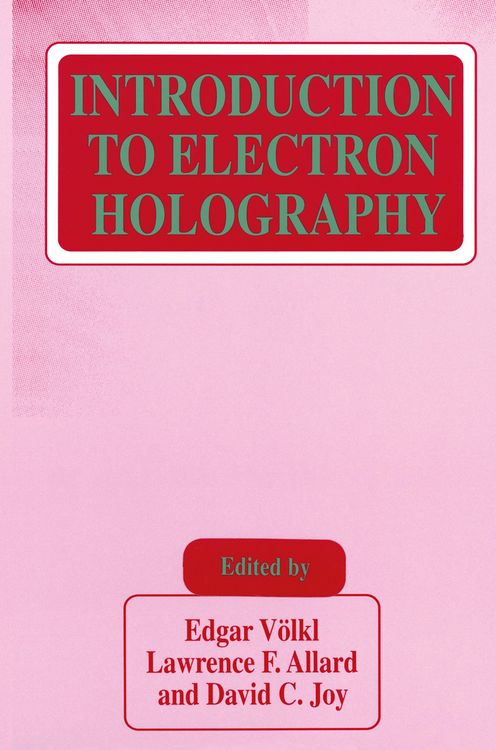 Produktbild: Introduction to Electron Holography