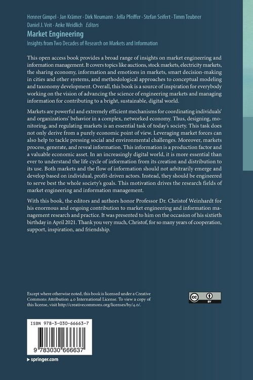 Produktbild: Market Engineering